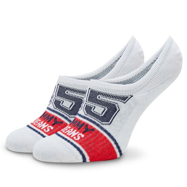 Tommy Jeans Niske unisex čarape Tommy Jeans 701222685 White 001