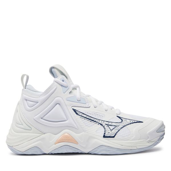 Mizuno Obuća Mizuno Wave Momentum 3 Mid V1GC2317 White/Navy Peony/Peach Parfait 0