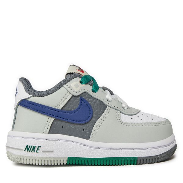 Nike Obuća Nike Force 1 LV8 1 (TD) FJ8788-001 Light Silver/Deep Royal Blue