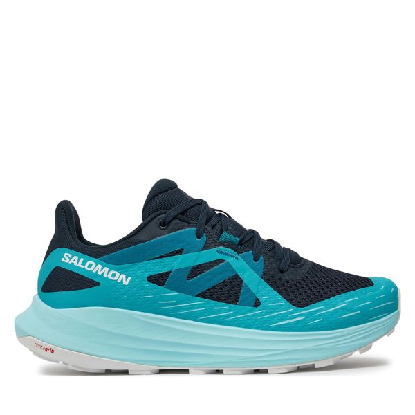 Salomon Obuća Salomon Ultra Flow L47485800 Carbon / Peacock Blue / White