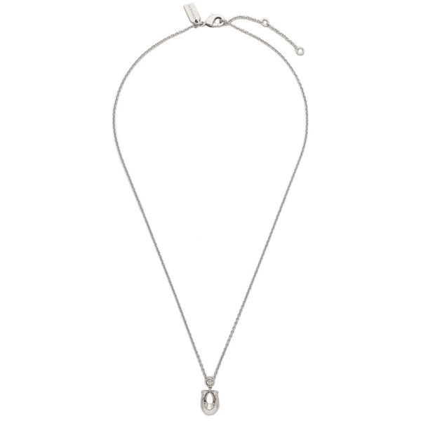 Coach Ogrlica Coach C Cry Ncklce C9343 Q1E Silver/Clear