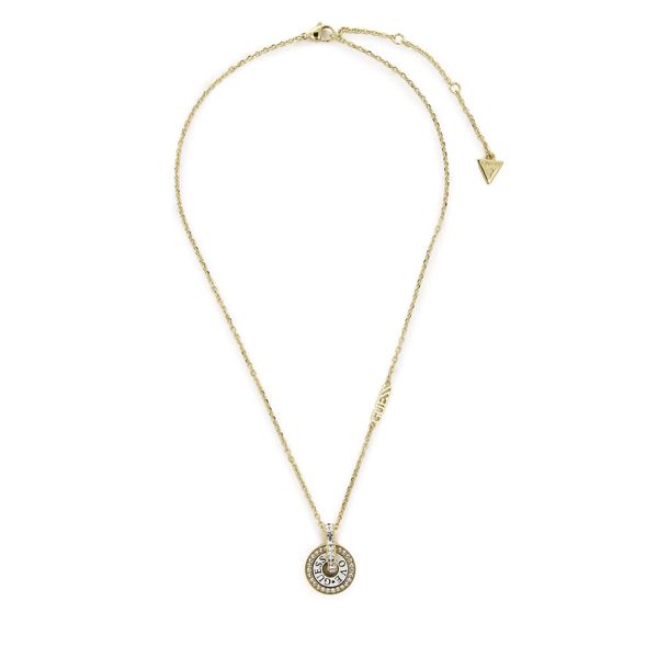 Guess Ogrlica Guess JUBN04 077JW YELLOW GOLD/WHITE