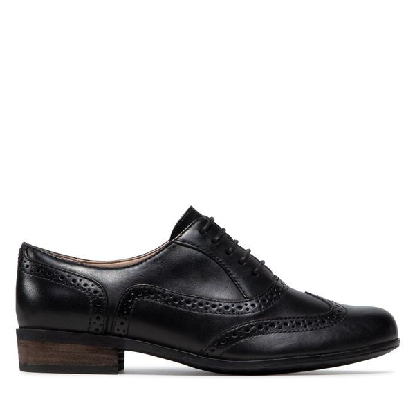Clarks Oxfordice Clarks Hamble Oak 203467134 Black Leather