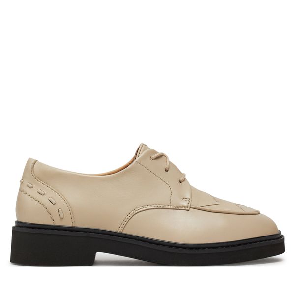 Clarks Oxfordice Clarks Splend Weave 26176809 Ivory Leather