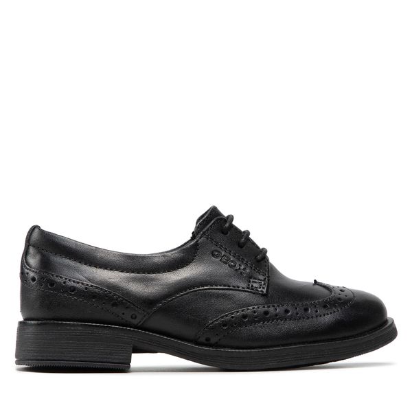 Geox Oxfordice Geox J Agata D J8449D 00043 C9999 S Crna