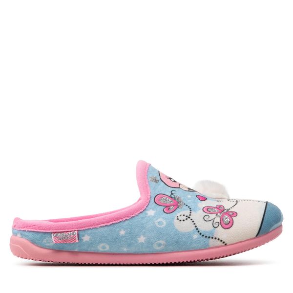 Grünland Papuče Grünland Milk CI2668-B5 Celeste/Rosa