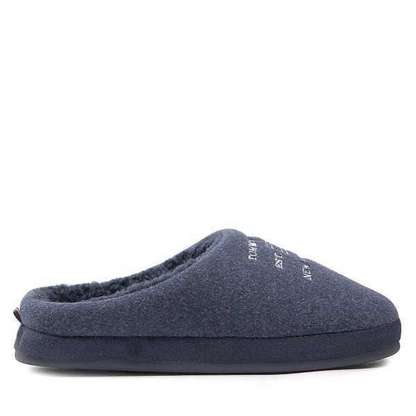 Tommy Hilfiger Papuče Tommy Hilfiger Felt Homeslipper FM0FM04221 Desert Sky DW5