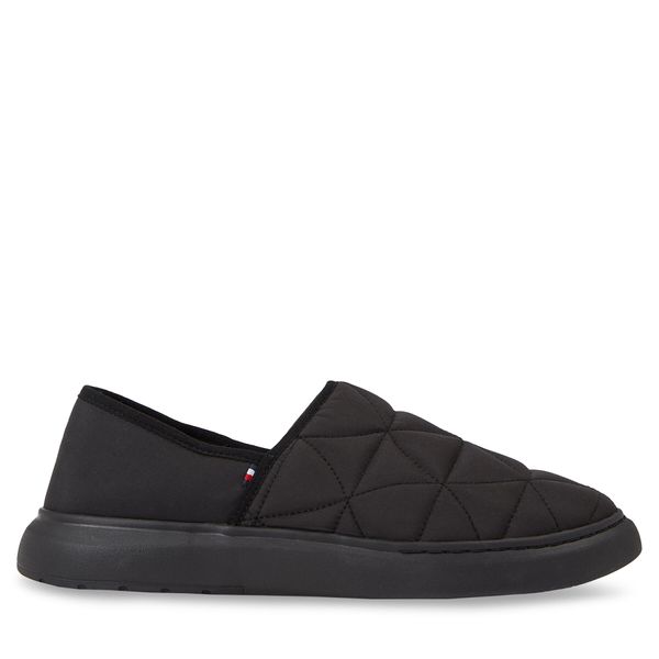 Tommy Hilfiger Papuče Tommy Hilfiger Hilfiger Warm Hybrid Homeslipper FM0FM04772 Black BDS