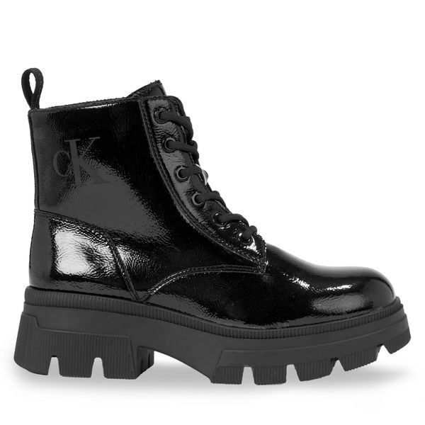 Calvin Klein Jeans Planinarske cipele Calvin Klein Jeans Chunky Combat Laceup Boot Wn YW0YW01265 Triple Black 0GT