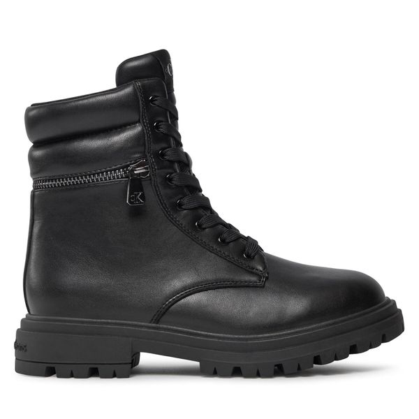Calvin Klein Jeans Planinarske cipele Calvin Klein Jeans Lace-Up Bootie V3A5-80687-1355 S Black 999