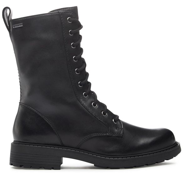 Clarks Planinarske cipele Clarks Orinoco2 Sty GTX GORE-TEX Black Leather