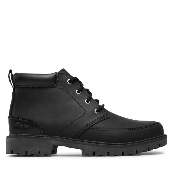 Clarks Planinarske cipele Clarks Rossdale Mid 261734547 Black Leather