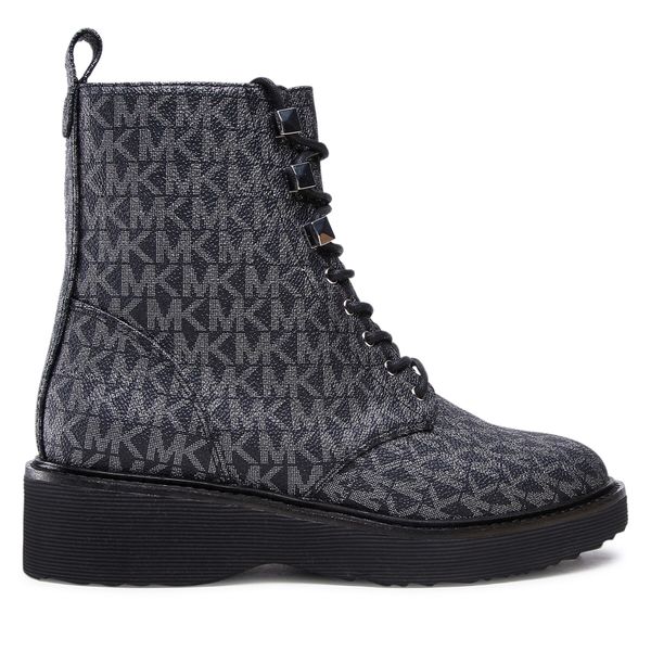 MICHAEL Michael Kors Planinarske cipele MICHAEL Michael Kors Haskell Bootie 40F2HSFE5B Blk/Silver