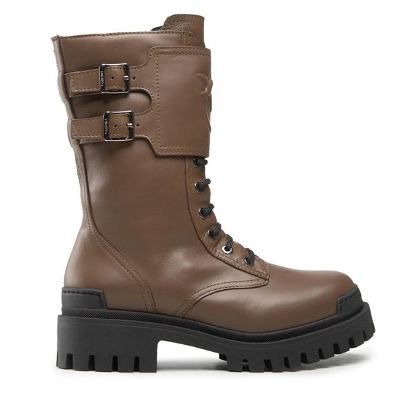 Pinko Planinarske cipele Pinko Cumino Boot 1H2135 A072 Verde Kaki/Palm L66