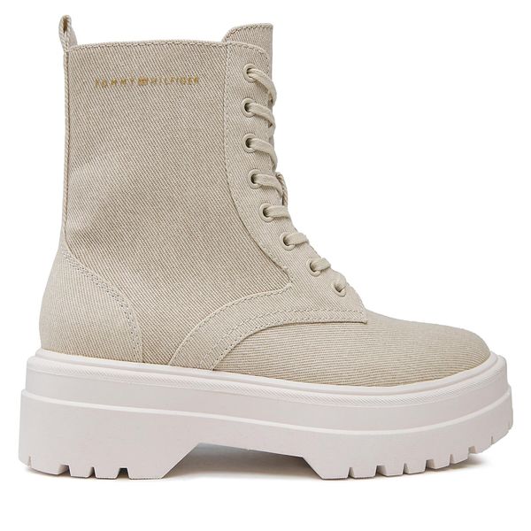 Tommy Hilfiger Planinarske cipele Tommy Hilfiger Feminine Essential Canvas FW0FW07357 Bež
