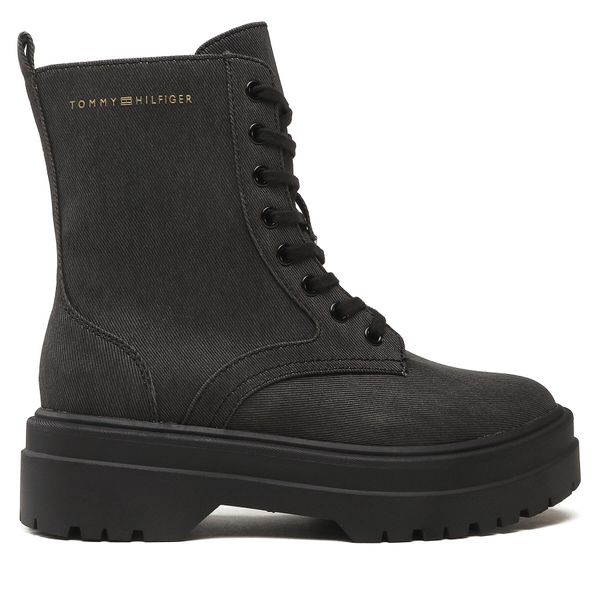 Tommy Hilfiger Planinarske cipele Tommy Hilfiger Feminine Essential Canvas FW0FW07357 Black BDS