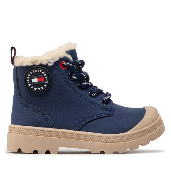 Tommy Hilfiger Planinarske cipele Tommy Hilfiger Lace-Up Bootie T3B5-32530-1484 M Blue 800