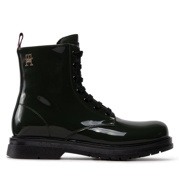 Tommy Hilfiger Planinarske cipele Tommy Hilfiger Lace-Up Bootie T4A5-32412-0775 S Green 400