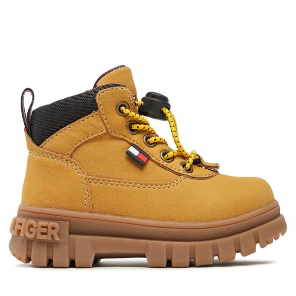 Tommy Hilfiger Planinarske cipele Tommy Hilfiger T1B5-33154-0316A105 Ochre/Black A105