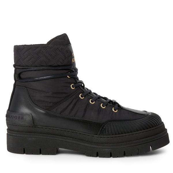 Tommy Hilfiger Planinarske cipele Tommy Hilfiger Th Monogram Outdoor Boot FW0FW07502 Black BDS