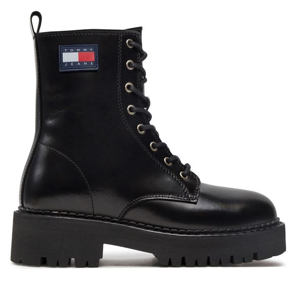 Tommy Jeans Planinarske cipele Tommy Jeans Urban Tommy Jeans Lace Up Boot EN0EN01995 Black BDS