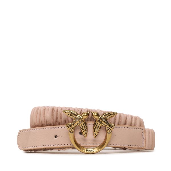 Pinko Remen za struk Pinko Love Ruffle H2 Belt 20231 PLT01 100823 A0F2 Ružičasta