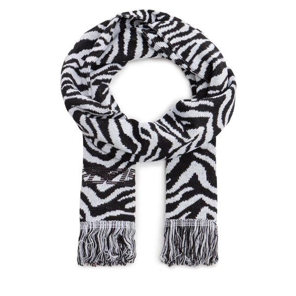 2005 Šal 2005 Striped Scarf Crna