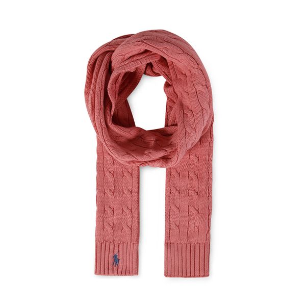 Polo Ralph Lauren Šal Polo Ralph Lauren Ct Cbl Scarf 455888195003 Pink