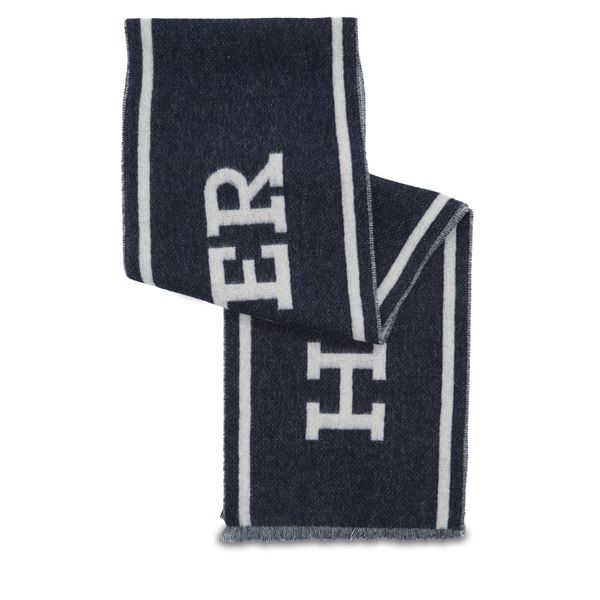 Tommy Hilfiger Šal Tommy Hilfiger Monotype Scarf AM0AM11738 Space Blue DW6