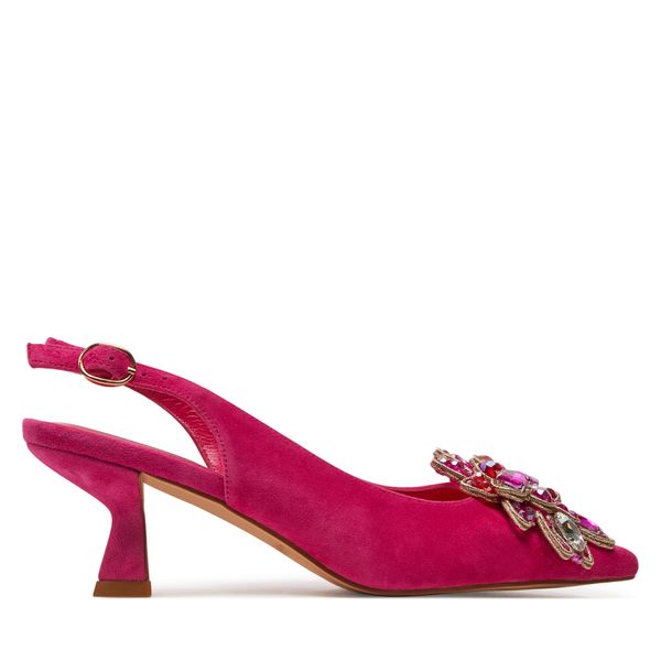 Alma En Pena Sandale Alma En Pena V240292 Suede Fuxia