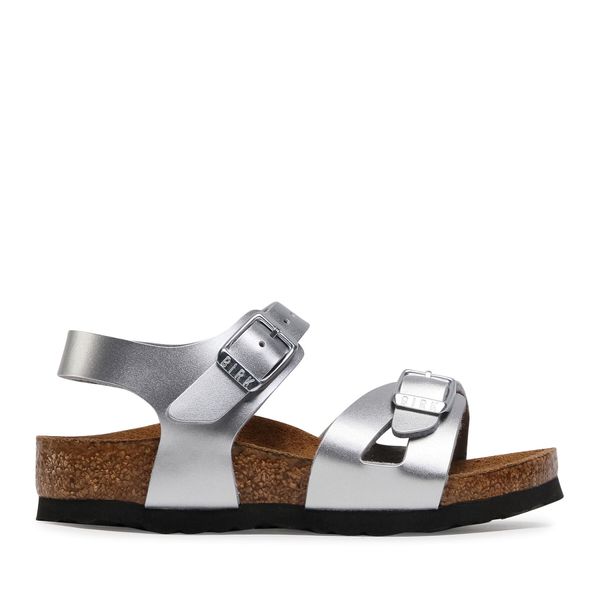 Birkenstock Sandale Birkenstock Rio Kids 1019201 Electric Metallic Silver
