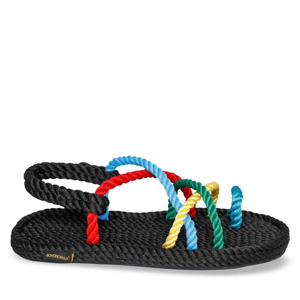 Bohonomad Sandale Bohonomad Ibiza IBZ.2077.WRS Black-Multicolor