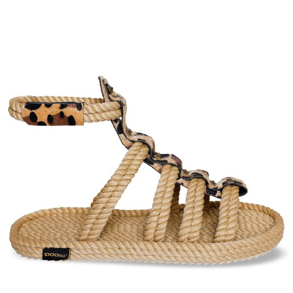 Bohonomad Sandale Bohonomad Serengeti SRG.LEO-12.WRS Beige-Zebra