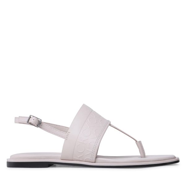 Calvin Klein Sandale Calvin Klein Almond Tp Sandal HW0HW01536 Crystal Gray Mono 0JX