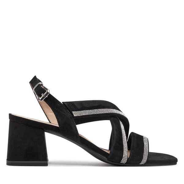 Caprice Sandale Caprice 9-28300-42 Black Suede 004
