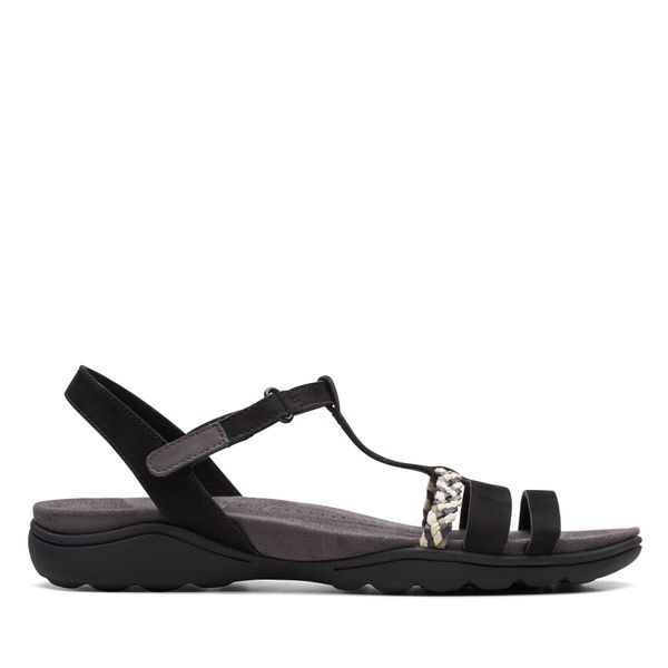 Clarks Sandale Clarks Amanda Tealite 26171125 Crna