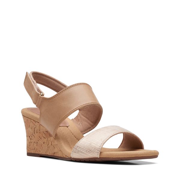 Clarks Sandale Clarks Kyarra Faye 26171239 Bež