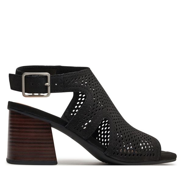 Clarks Sandale Clarks Siara65 Flow 26176344 Black Nubuck