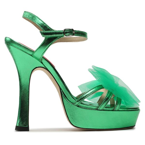 Custommade Sandale Custommade Arlina Metallic Bow 999624047 Metallic Green 365