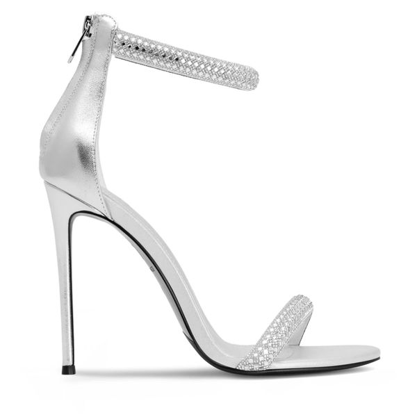 Eva Minge Sandale Eva Minge MARGUERITE-2360-103 Silver