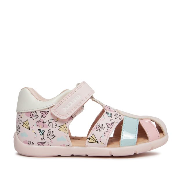 Geox Sandale Geox B Elthan Girl B451QD 000BC C8206 Pink/Multicolor