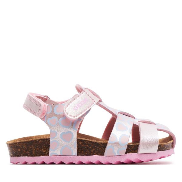 Geox Sandale Geox B Sandal Chalki Girl B452RA 000NF C8010 S Lt Pink