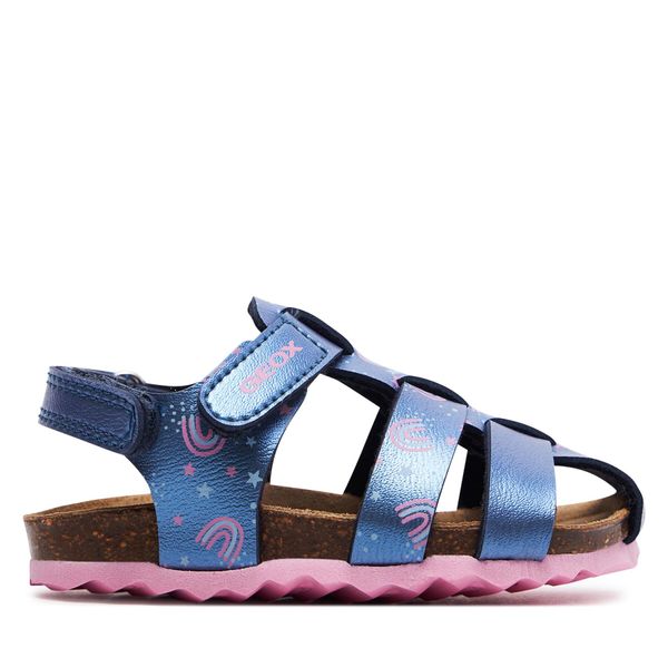 Geox Sandale Geox B Sandal Chalki Girl B452RA 000NF CF48T M Navy/Lt Pink