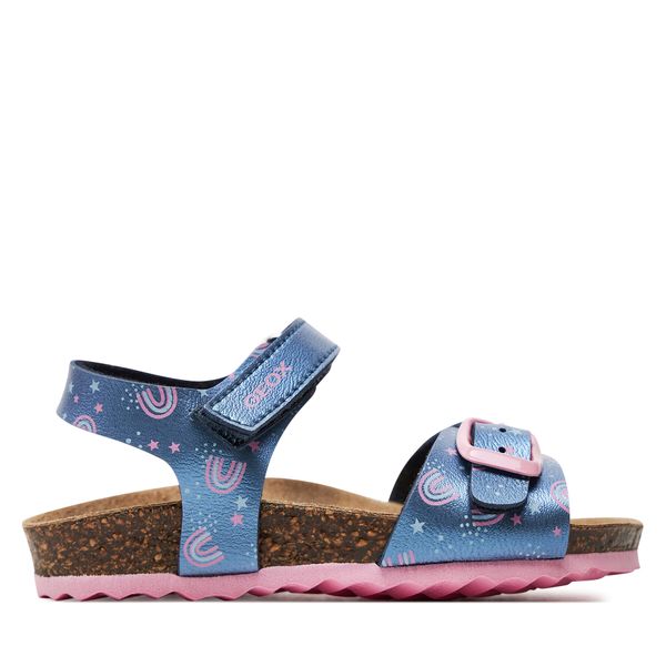 Geox Sandale Geox B Sandal Chalki Girl B922RA 000NF CF48T S Navy/Lt Pink