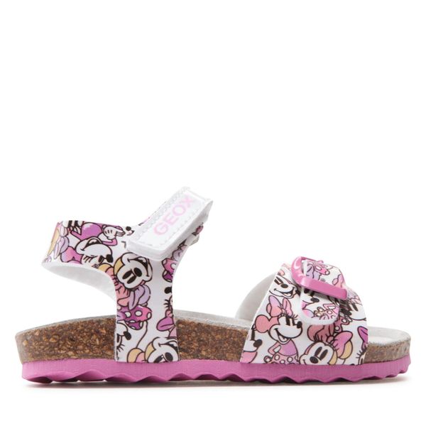 Geox Sandale Geox B Sandal Chalki Girl B922RA000FCC1202 M White/Fantasy