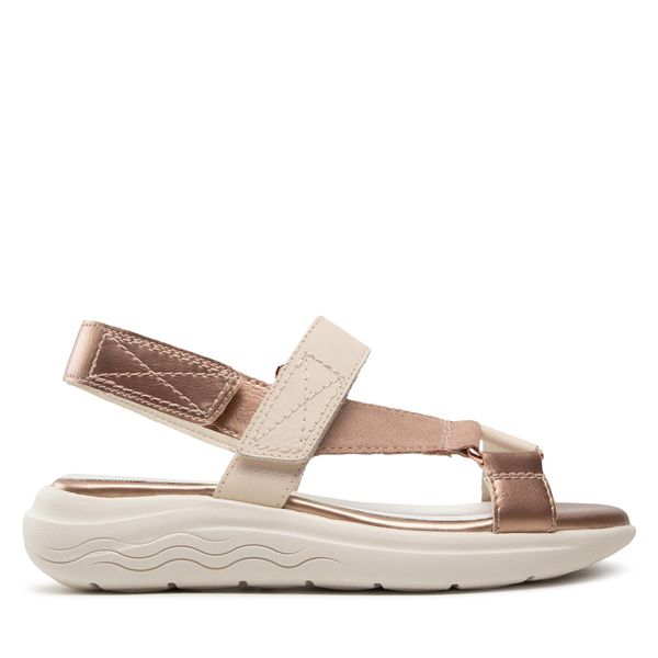 Geox Sandale Geox D Spherica D25ADA 08522 C5K5Q Cream/Dk Skin