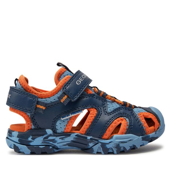 Geox Sandale Geox J Borealis Boy J450RC 014BU C0573 M Lt Blue/Orange