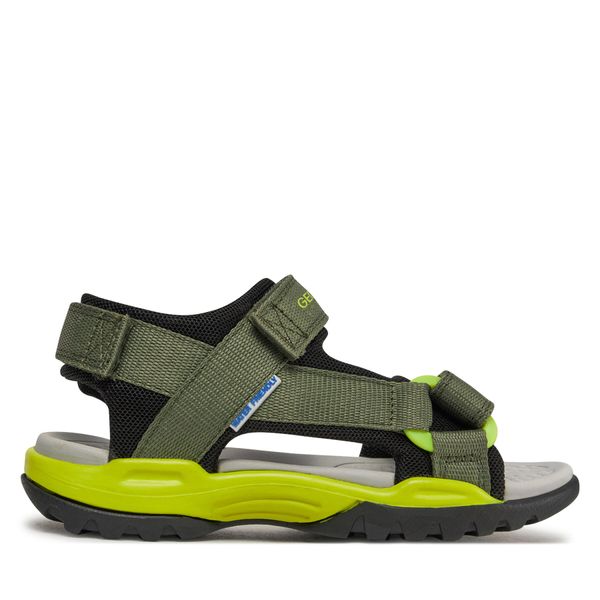 Geox Sandale Geox J Borealis Boy J450RE 01411 C0914 S Military/Lime