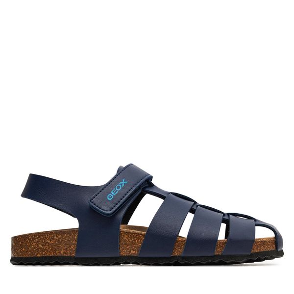 Geox Sandale Geox J Ghita Boy J458LA 000BC C4002 D Tamnoplava