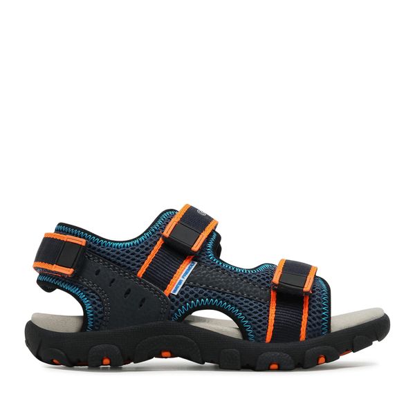 Geox Sandale Geox J S.Strada A J1524A 014CE C4324 S Navy/Fluo Orange